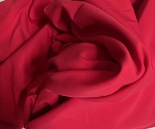 Red  nylon  Lycra Fabric Plain