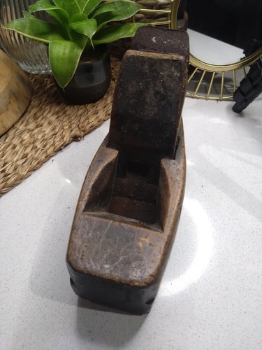 Vintage wooden coffin plane - vintage,