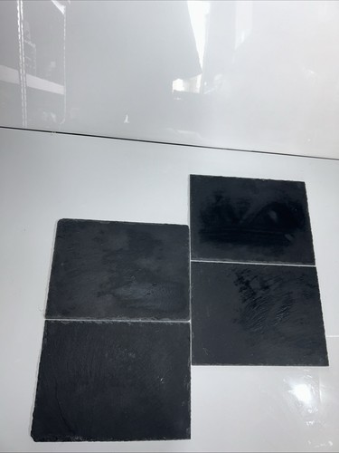 Four rustic slate - four, mats