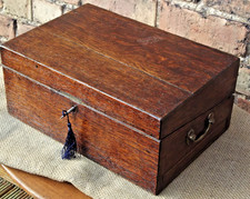 Oak writing Slope with side