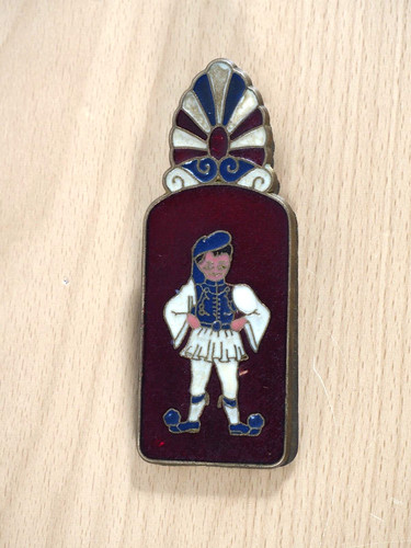 Vintage enamel brass - vintage,
