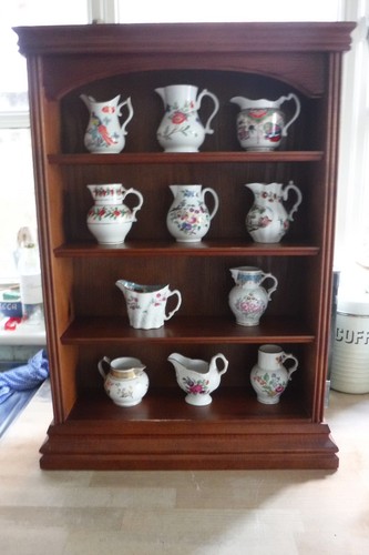 Wooden display stand with - display,