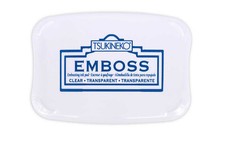 Tsukineko Embossing Pad Clear - Sticky Ink for Heat Embossing [SEMC]