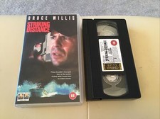 Striking Distance Starring Bruce Willis - VHS Video Movie Cassette Tape VGC