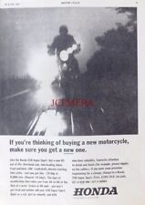 HONDA '250 Super Sport' Original 1965 Motor Cycle Advert : 669/03