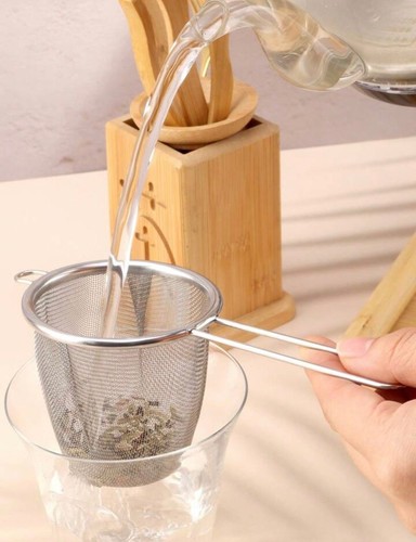 Stainless steel mesh tea - stainless,