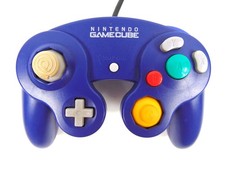 Official Nintendo GameCube Controller Indigo Wired OEM Untested - Purple