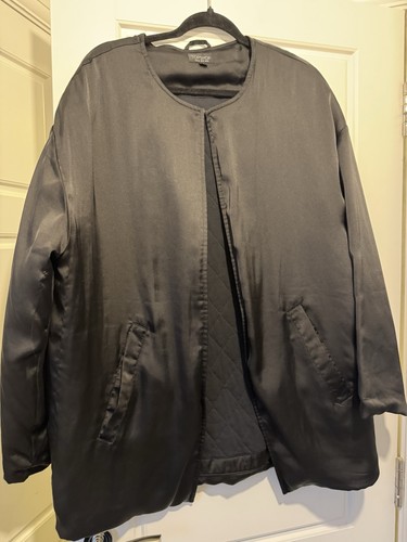 Black satin swing - black,