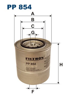 854 filtron fuel filter for - fuel,