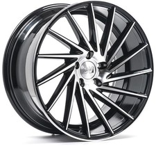 Alloy Wheels 19" 1AV ZX1 Black Polished Face For Vauxhall Insignia VXR [A] 09-16