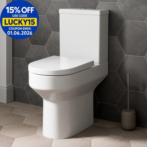 Modern bathroom rimless toilet - modern,