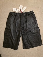 Zara SRPLS Leather Shorts Men Size L BNWT