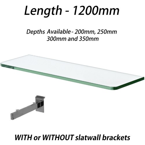Toughened glass shelf with - toughened,