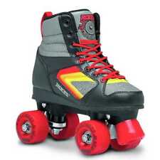 Roces Womens Kolossal Fitness Quad Skates Roller Skate Black/Gray/Red 550041