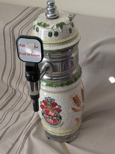 Vintage becks beer pump - becks,
