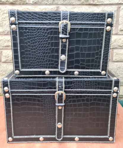 Nesting train case lady - case,