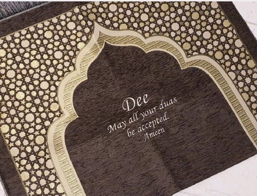 Personalised prayer mat with - prayer,