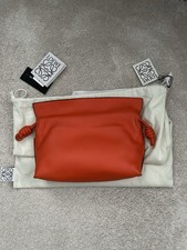 Orange Leather Loewe Flamenco Bag - Great Condition