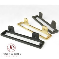 CAST IRON BRASS ALCOVE SHELF