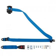 Rear Automatic Seat Belt For Vauxhall Magnum Saloon 1970-1979 Blue