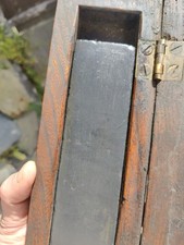 Natural Black OilStone Hone Sharpening Oil Stone 8 x 2 x Just Under 1"