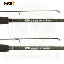 2x NGT Carp Stalker Rods 8ft