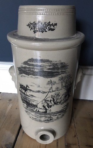 Antique stoneware water filter - antique,