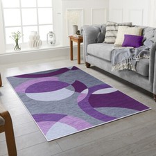 Large Dark Grey Rugs Purple