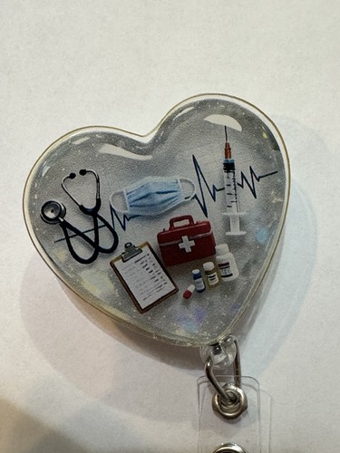 Retractable badge reel nurse - badge,