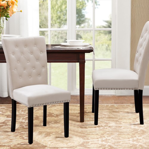 Modern velvet dining chairs - modern,
