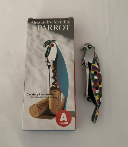 Alessi parrot corkscrew - parrot,