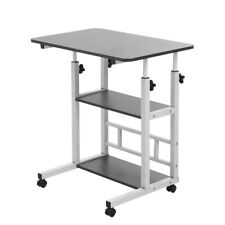 Overbed Bedside Table Computer Trolley Rolling Medical Mobility Aid Chair Stand