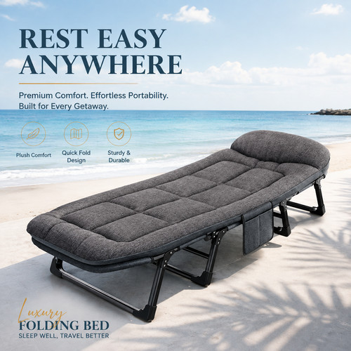 Folding recliner bed padded - folding,