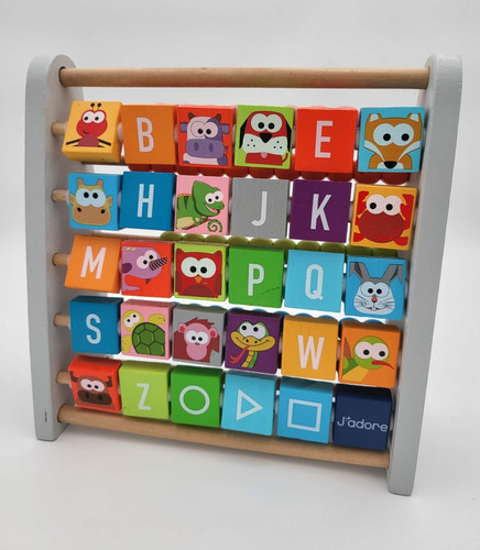 Adore wooden alphabet abacus - wooden,