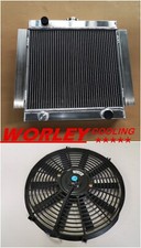 3 core aluminum radiator + fan