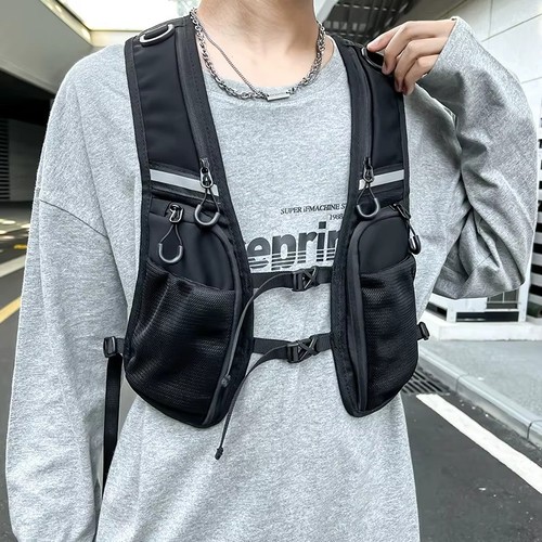 Reflective chest rig - reflective, bag