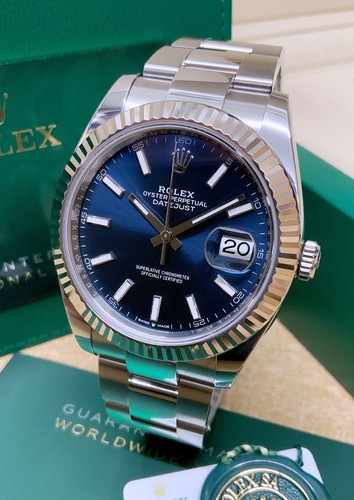 Rolex datejust 126334 blue - datejust, 41