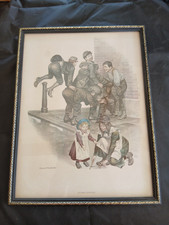 Hi Jimmy Knacker By Ronald Emblton Print 18" x 12" in Glazed Frame