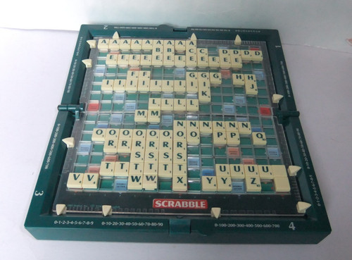 Travel scrabble board - board, game