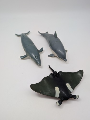 Vintage sea animals blue whale - sea,