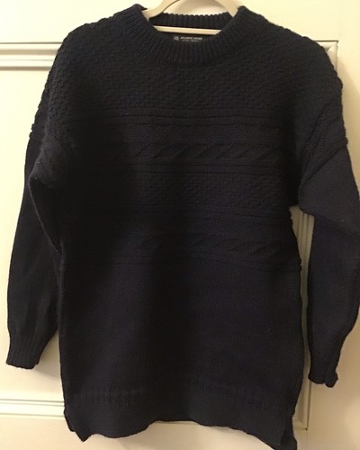Guernsey style navy wool - style,