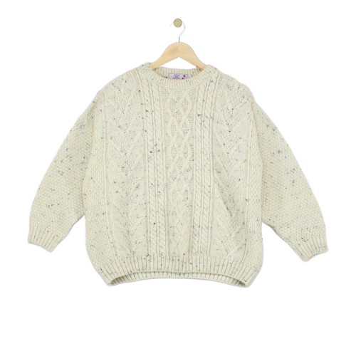 Aran knit jumper womens size - aran,