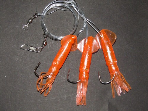 Big super orange squid - orange, rig