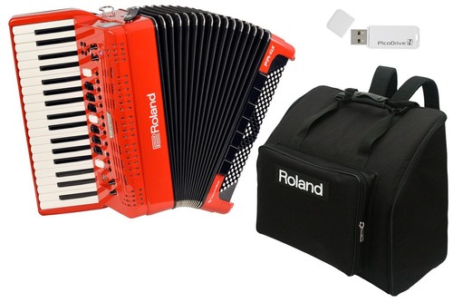 Roland accordion 4x red - roland,