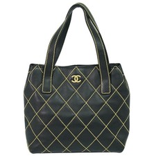 CHANEL CC Wild Stitch Leather