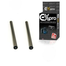  2 Pc 15mm Black Rod 10cm 4"