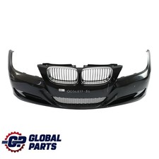 BMW E90 E91 LCI Complete Front Bumper Trim Panel Black Sapphire Metallic - 475