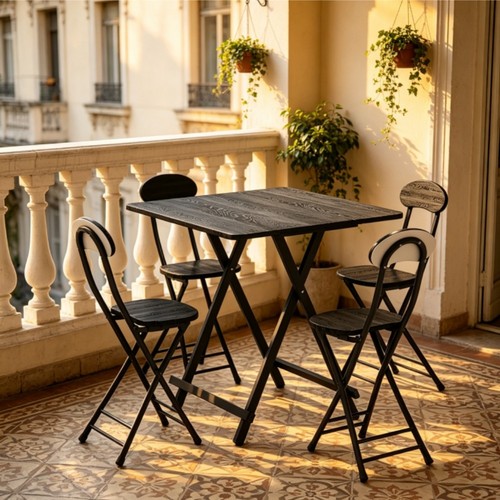 Folding kitchen table - table, &