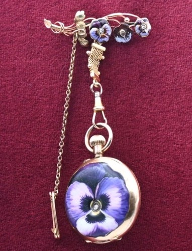 Aft faberge pocketwatch ladies - faberge,