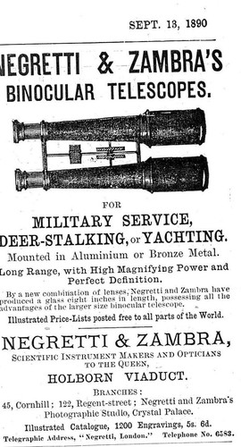 Negretti zambra s binocular - &, zambra's